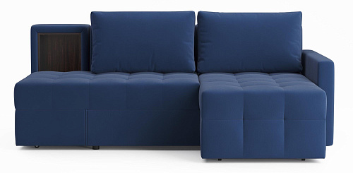 Диван угловой Кельн Ultra темно-синий правый