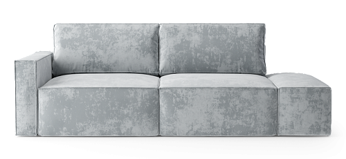 Диван-кровать Софт с банкеткой правой Sensey ultimate grey